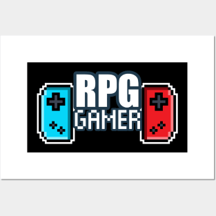 RPG Gamer - 8-bit Retro Pixel Classic Nostalgia Video Games Posters and Art